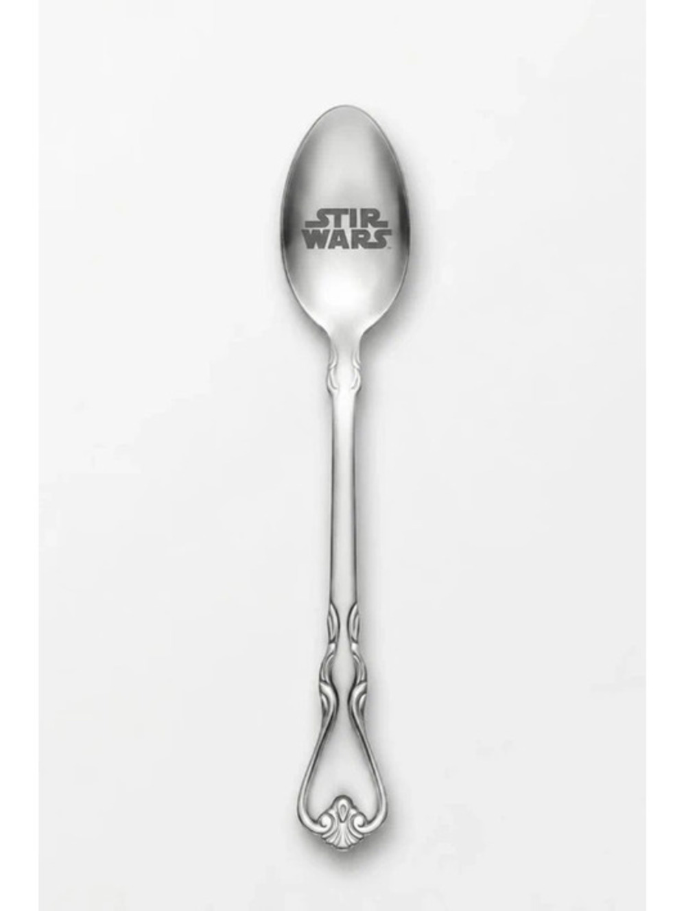 Star Wars Logo Engraved Stainless Steel Spoon Ornate Handle Gift Box 7.5”
